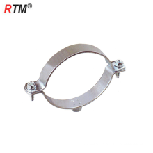 Inch steel single pipe clamps